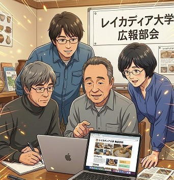 レイカディア大学 第４７期陶芸学科 広報部会 活動風景2
