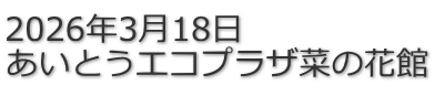 2026�N3��18�� �����Ƃ��G�R�v���U�؂̉Ԋ�